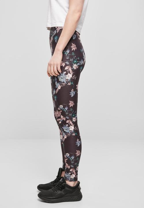 Actual product image Urban Classics Ladies Soft AOP Leggings - 16531 (XS)