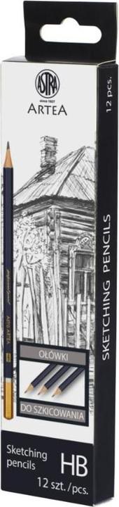 Astra HB Artea Box Skizzierstift (12 Stück) (HB, 12x)