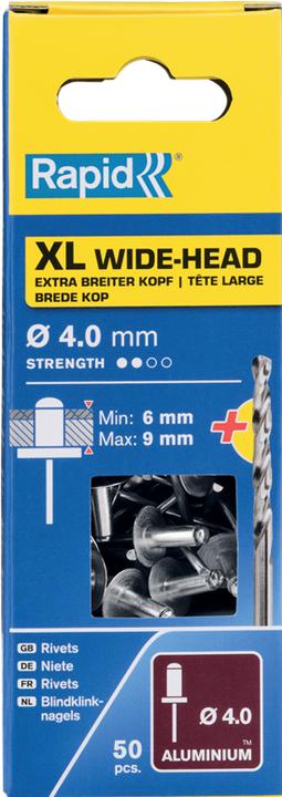 Produktbild Rapid XL Blindniete Ø 4,0 x 12 mm