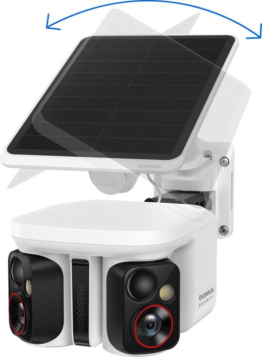 Actual product image Baseus Security X1 Pro Outdoor Dual Camera 3K White