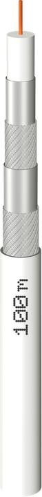 Produktbild Megasat Quad Shield Koaxkabel (100m) 100093, weiss (110 dB, Mini-Spule)