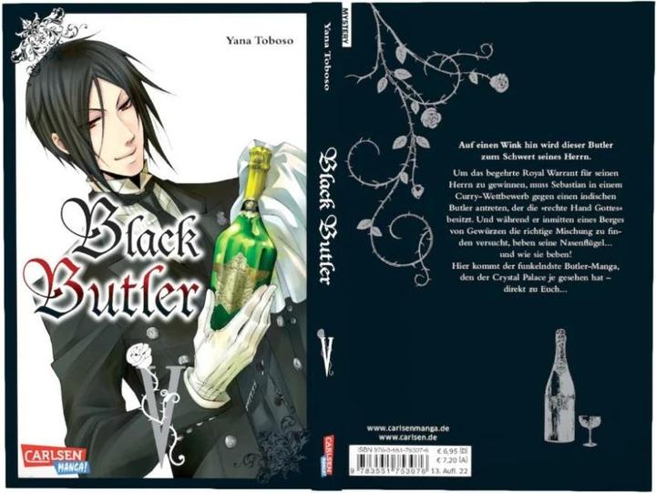 Actual product image Black Butler, Band 5 (German, Yana Toboso, 2011)