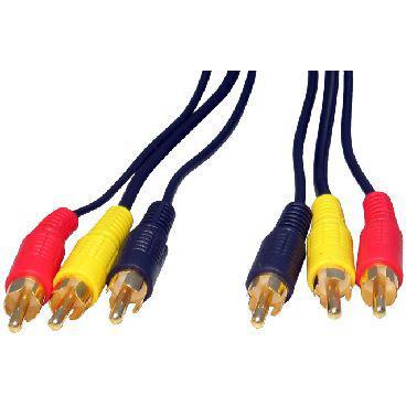 Cables Direct CDL 1.2Mtr Three RCA Cable, Audio Kabel