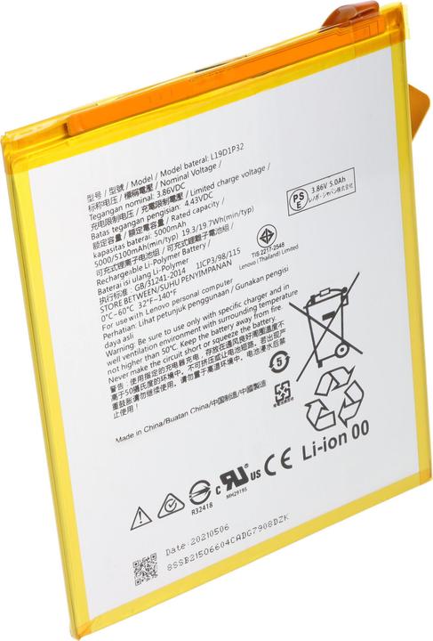 AccuCell Akku passend für Lenovo Tab M10 Plus, TB-X606F, Li-Polymer, 3,85V, 5000mAh, 19,2Wh