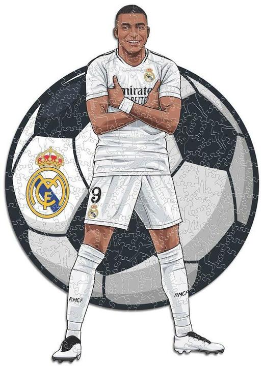 Image du produit Iconic Kylian Mbappé - Real Madrid - Puzzle en bois Taille M (270 pièces) (270 pièces)