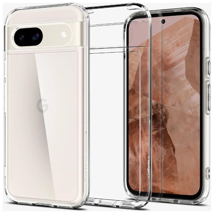 Immagine prodotto Spigen Cover posteriore ultra ibrida in TPU trasparente per Google Pixel 8a (Google Pixel 8a)