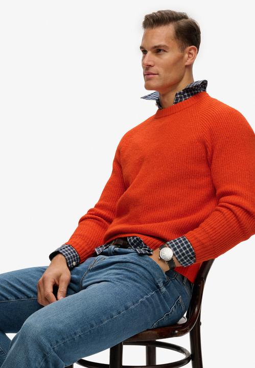 Produktbild Superdry Dicker Pullover mit Raglanärmeln (XXL)