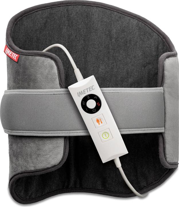 Actual product image Imetec Intellisense Lumbar, thermal lumbar cushion with elastic band, Rapido