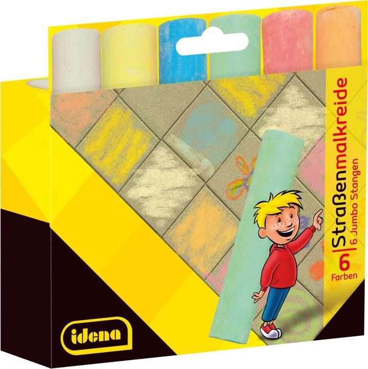 Immagine prodotto Idena Gesso di strada 6er (Multicolore, 6 x)