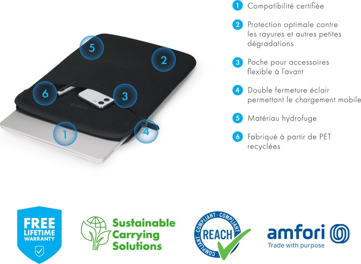 Productafbeelding Dicota Eco Slim L (15", Microsoft)