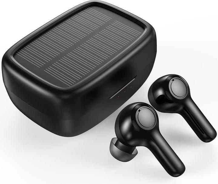 Choetech TWS Bluetooth Headphones SOLAR -Black (6 h, Wireless)