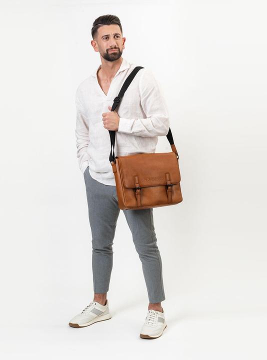 Produktbild Farmhood Memphis Aktentaschen Messenger Leder 38 cm Laptopfach (16")