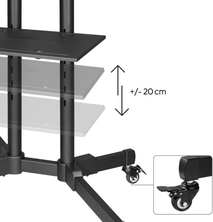 Image du produit Hama Trolley (40 kg, 32" - 70")