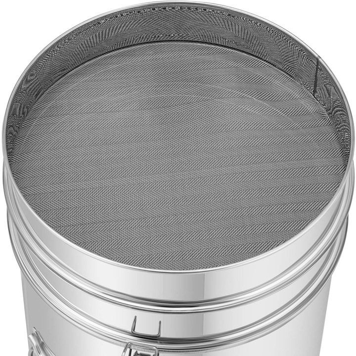 Produktbild Wiesenfield Honigeimer Honig-Abfülleimer mit Sieb, Deckel und Quetschhahn Edelstahl 50 L (50 l)