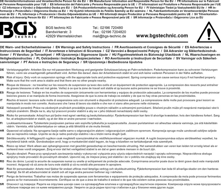 Produktbild BGS Federbein-Werkzeug-Satz 8-tlg.