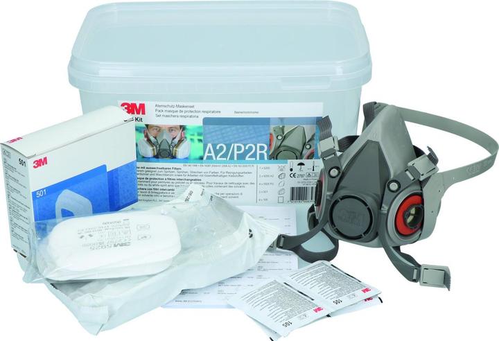 Immagine prodotto 3M Set maschera di protezione 6200 Kit/A2/P2 (A2P2, 1x)