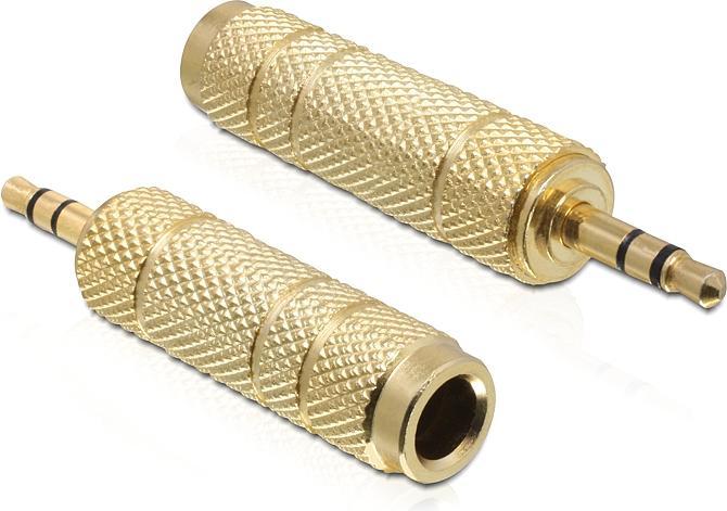 Delock Adaptateur prise jack > jack 3 broches (Accessoire)