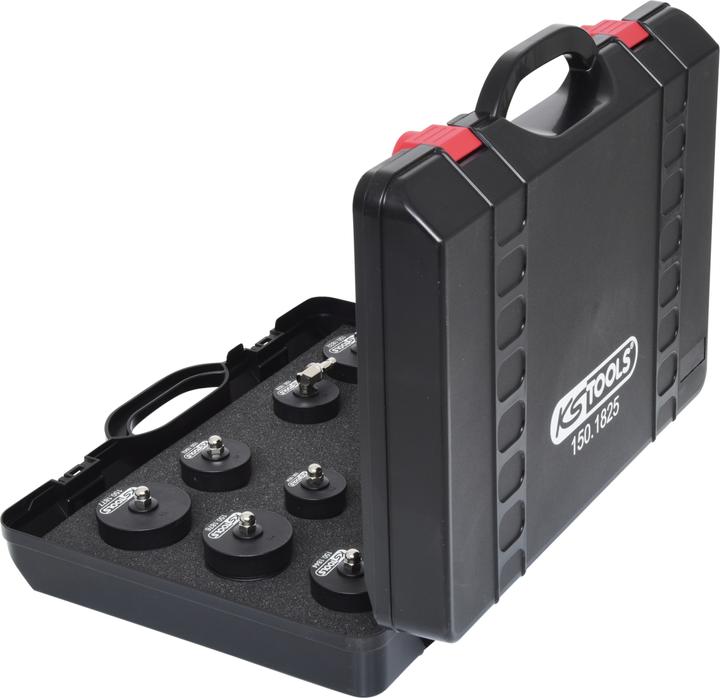 Produktbild KS Tools Turbolader-Bajonett-Ladeluft-System-Prüfkoffer-Satz, 13-tlg