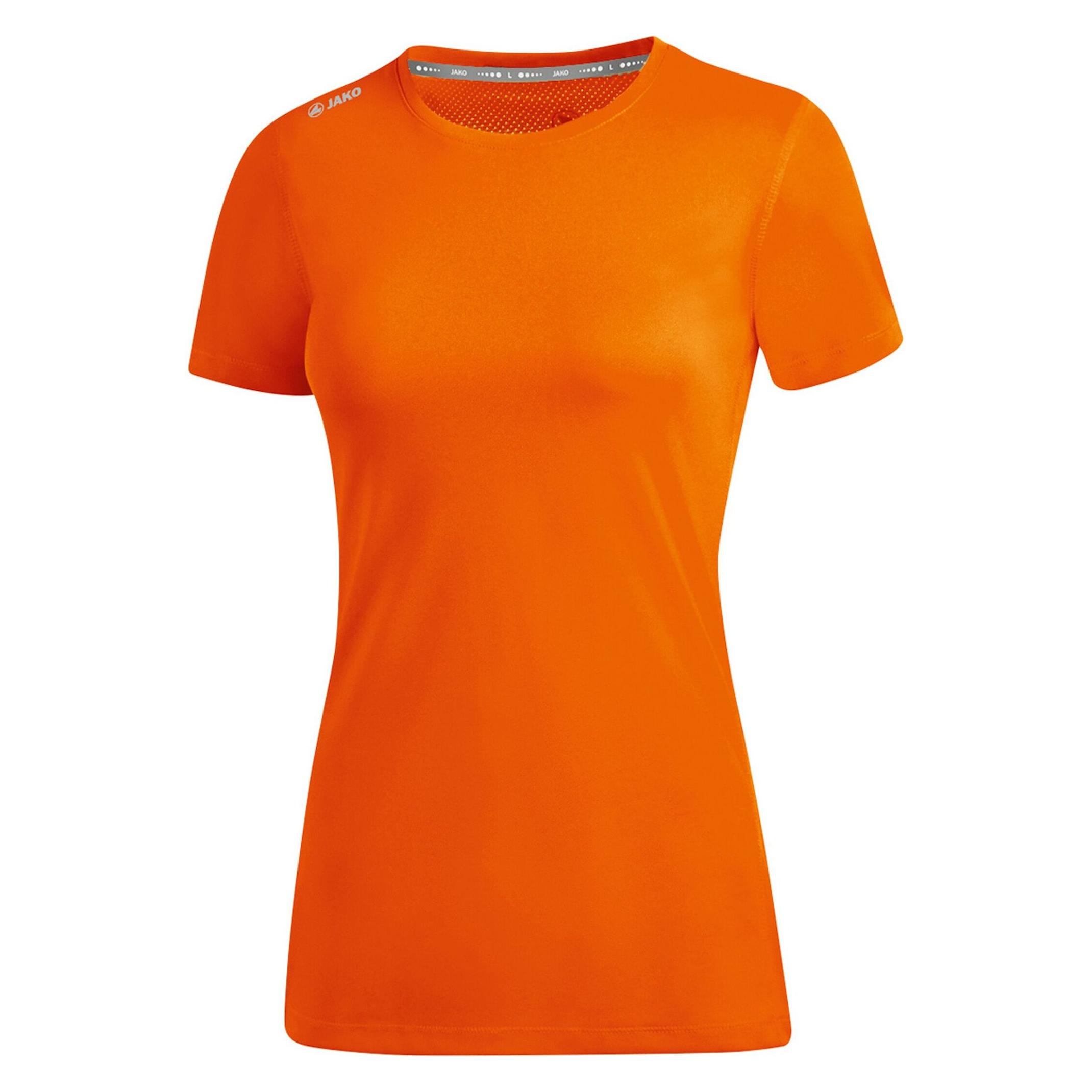 Jako, Damen, Sportshirt, T-Shirt Run 2.0 Damen (40), Orange, 40