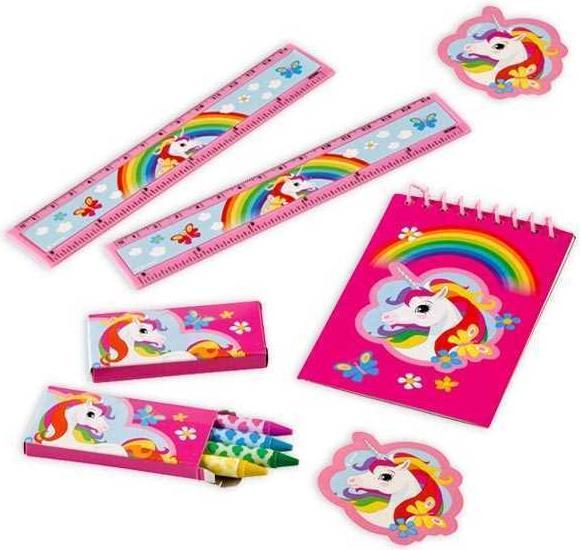 Produktbild Amscan Schreibset Einhorn (20 Stk.)