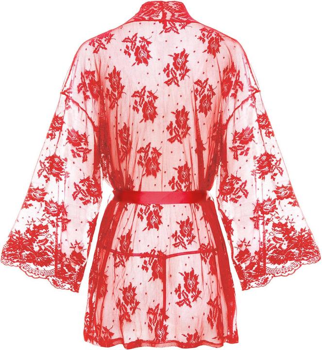 Produktbild Christine Le Duc SpitzenKimono Graceful Rot (XXL, 3XL)