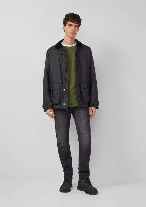 Produktbild s.Oliver T-Shirt Strukturiertes Longsleeve mit Ärmelbündchen (S)