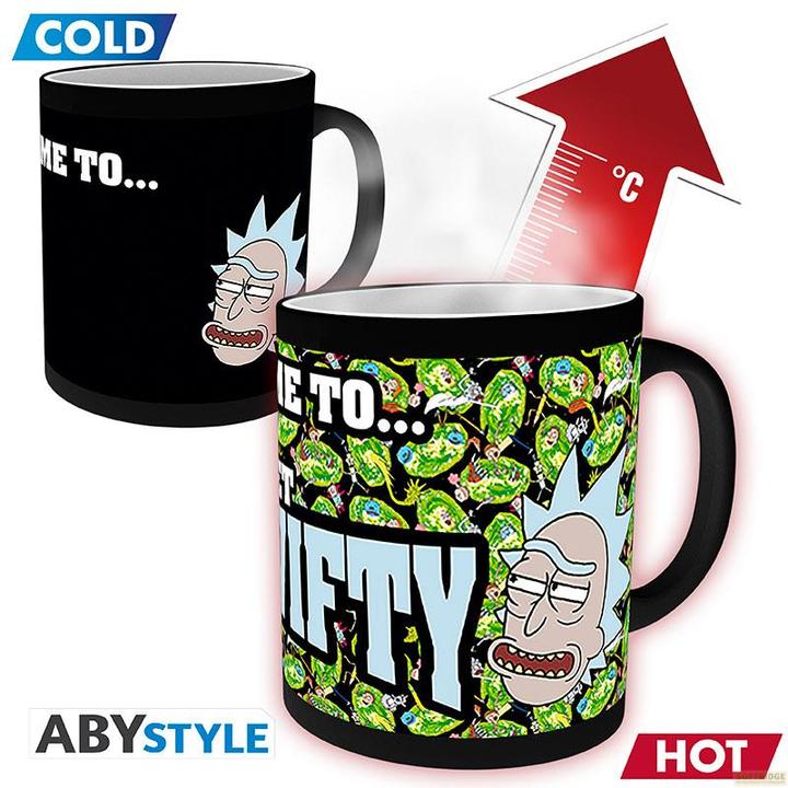 Produktbild GYE Rick and Morty: Get Schwifty - Tasse mit Thermoeffekt (295 ml, 1x)