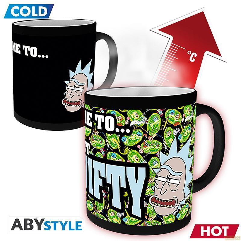 GYE Rick and Morty: Get Schwifty - Tazza con effetto termico, Tazza, Multicolore