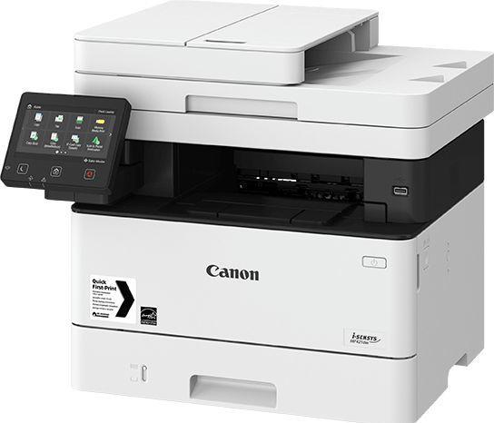 Actual product image Canon i-SENSYS MF421dw A4 mono laser multifunction printer print copy scan 1.200x1.200dpi 38ppm WLAN (Laser, Black and white)