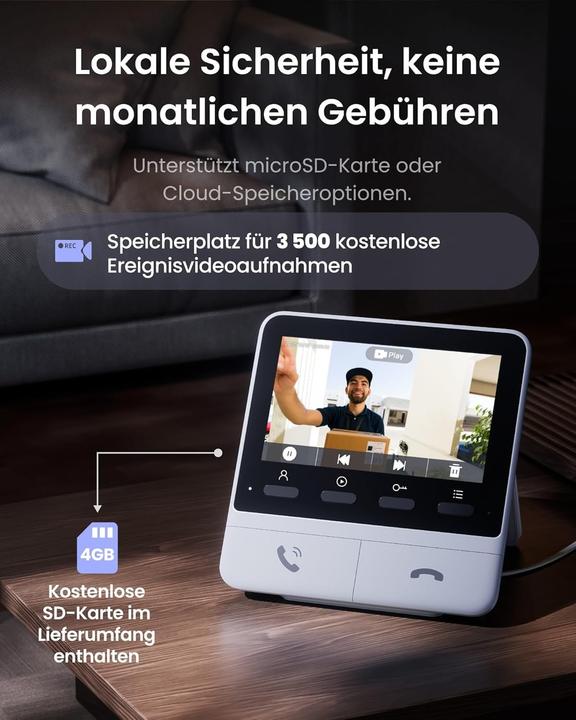 Image du produit SwitchBot Videotürklingel (Sans fil, WiFi)