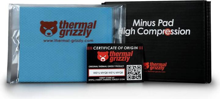 Productafbeelding Thermal Grizzly TG Minus Pad HC 120x100x2 mm 2 pcs (2 mm)