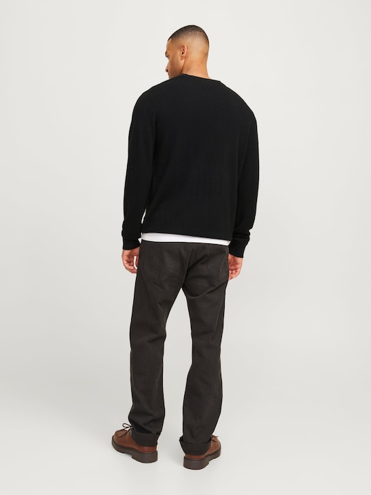 Produktbild Jack & Jones RDD Einfarbig Strickpullover mit Rundhals Strickpullover mit Rundhals (L)