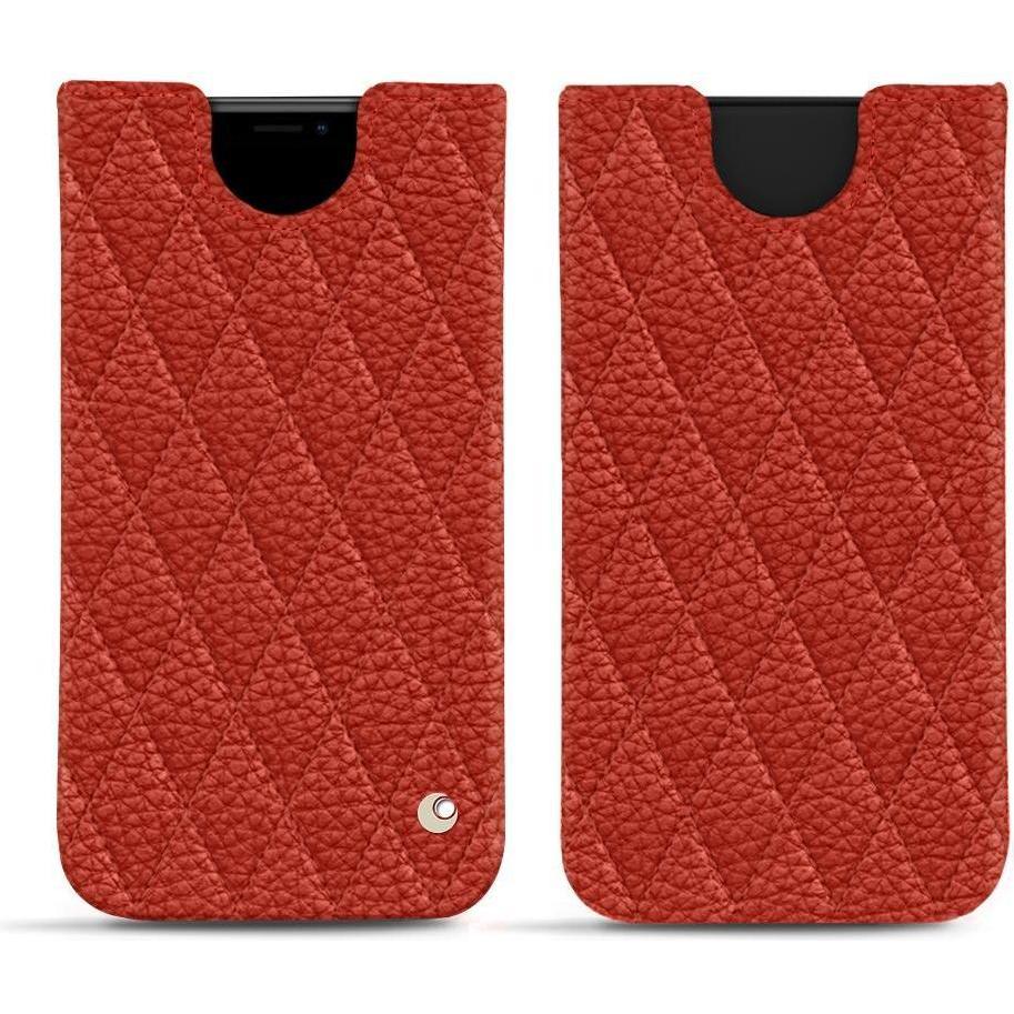 Thumbnail - Noreve Lederschutzhülle (Apple iPhone XR), Smartphone Hülle, Orange