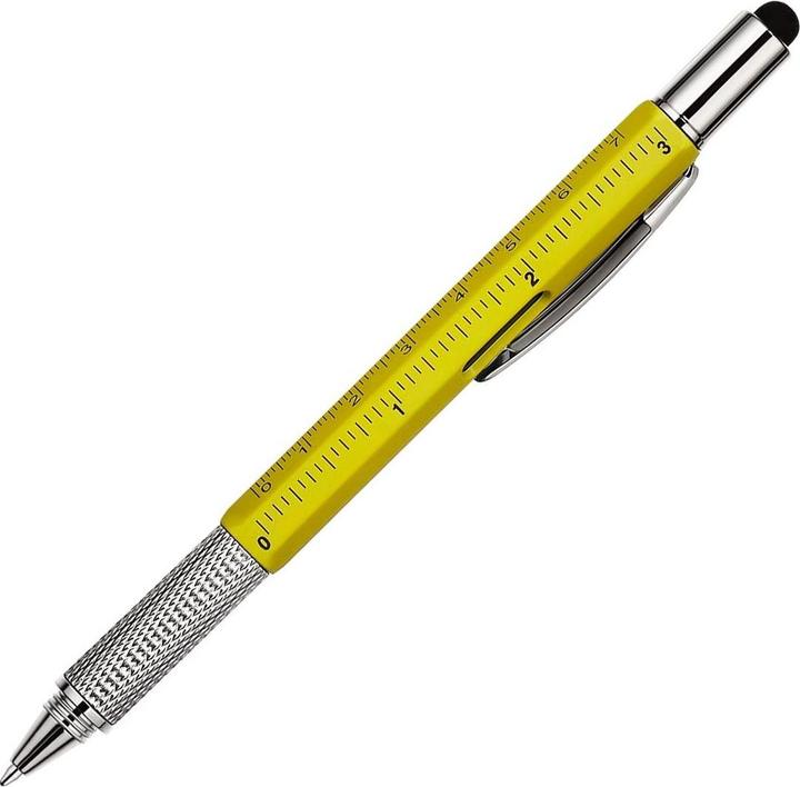 Produktbild Mikamax 6 In 1 Multitool Pen Yellow (6 Funktionen)
