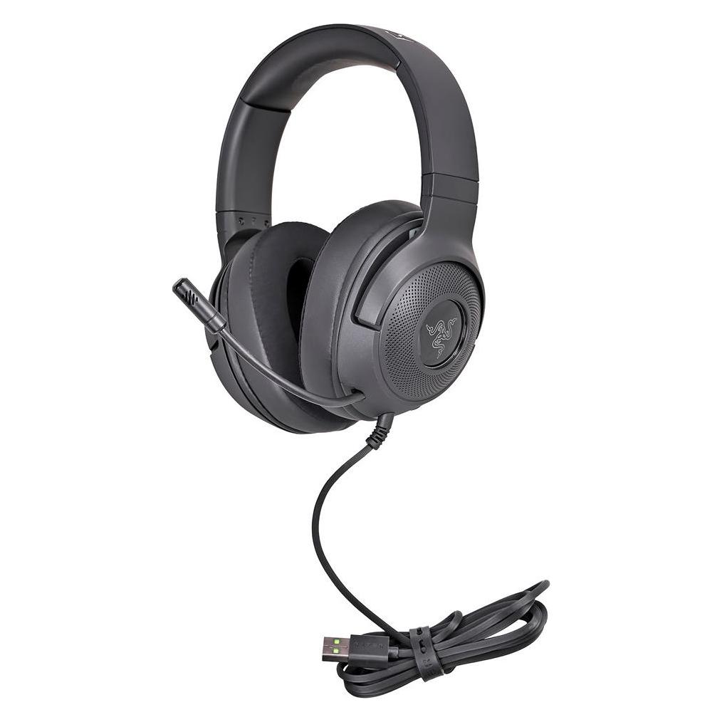 Razer Kraken V3 X RGB Wired Black - Kabelgebundene Gaming-Kopfhörer – REFURBISHED (schwarz), Mausmat