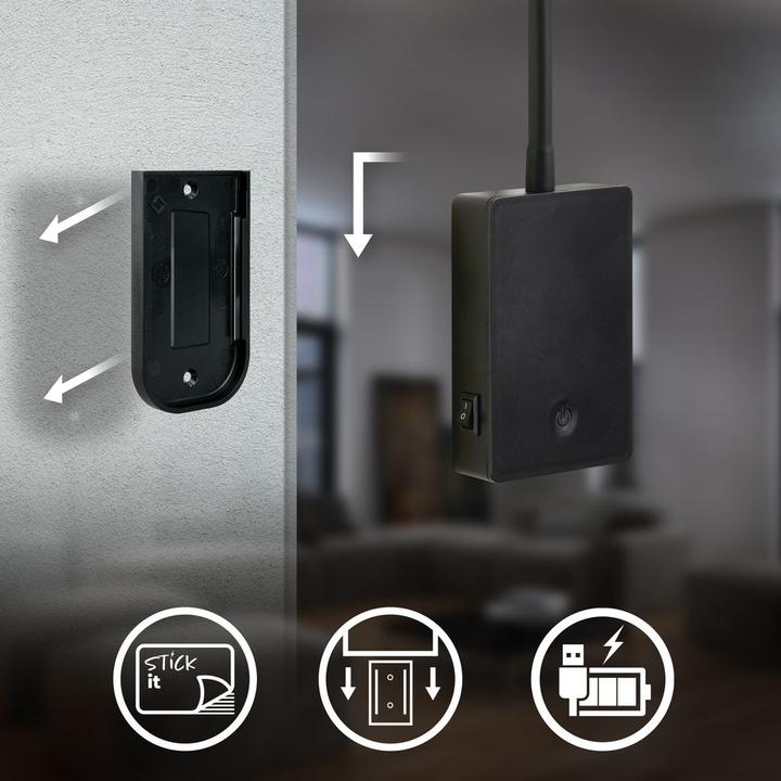 Produktbild Briloner CIELO LED Leseleuchte - Schwarz (150 lm)