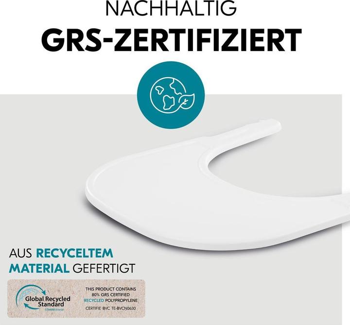 Produktbild Hauck Hochstühle Hochstuhl Arketa Beech - im Sparset inkl. (Hochstuhl)