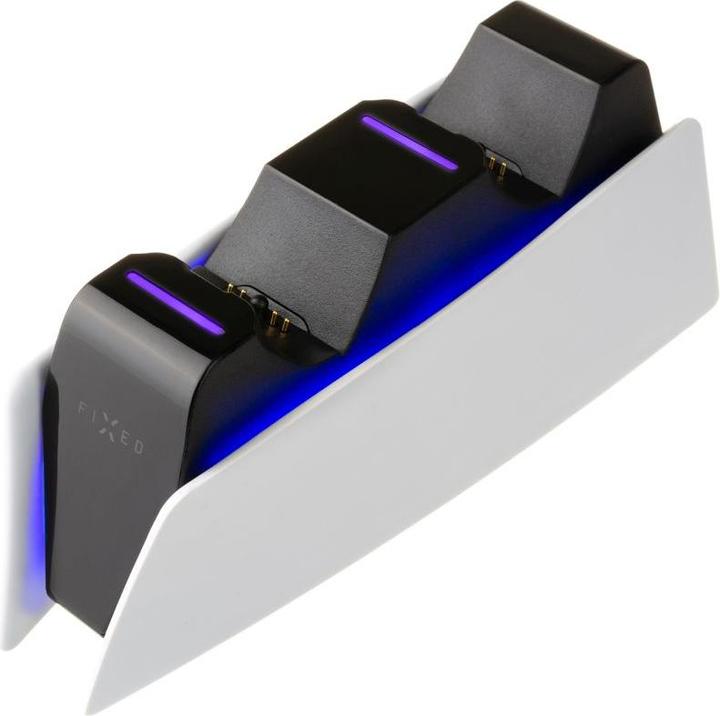 Immagine prodotto Fixed Doppio caricatore per il controller PS5, bianco e nero (PS5)