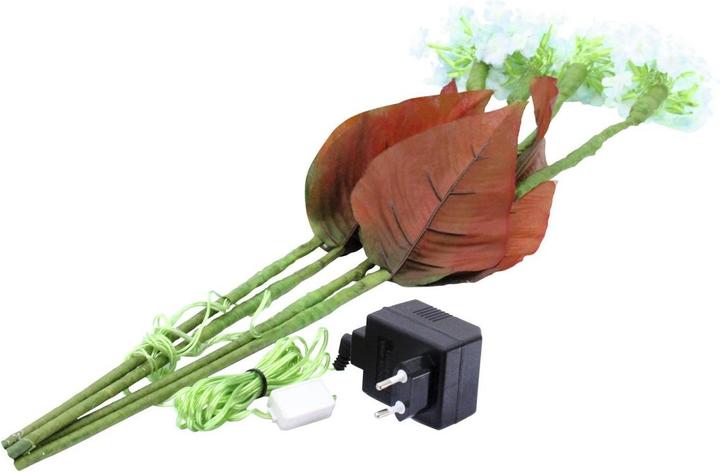 Actual product image Europalms Hydrangea, white with flowers, 100 LEDs