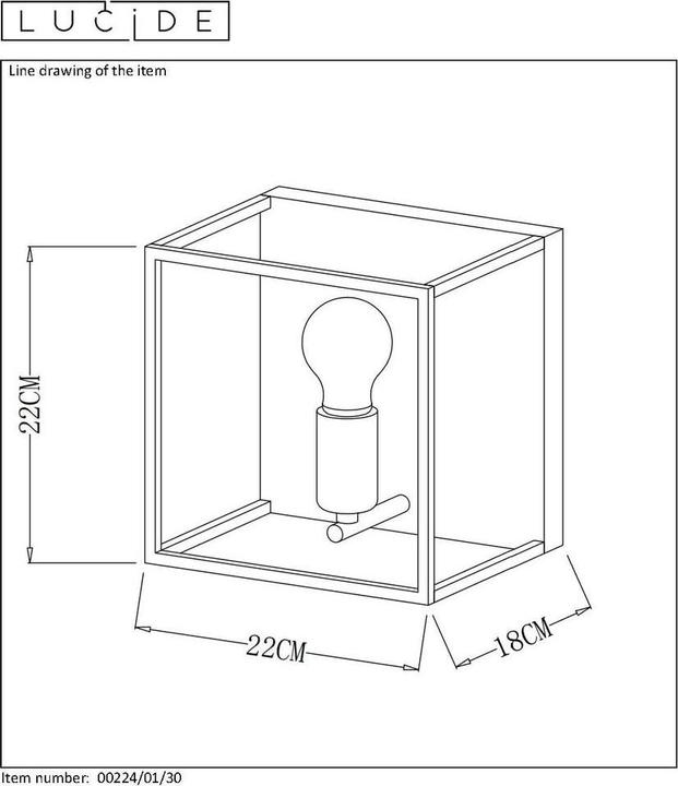 Produktbild Lucide Ruben (E27)