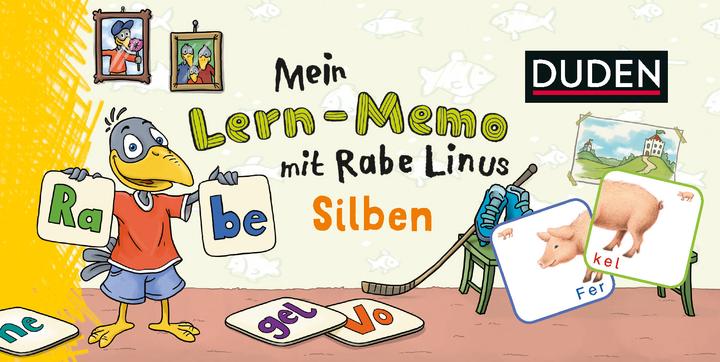 Actual product image My learning memo with raven Linus - syllables (German)