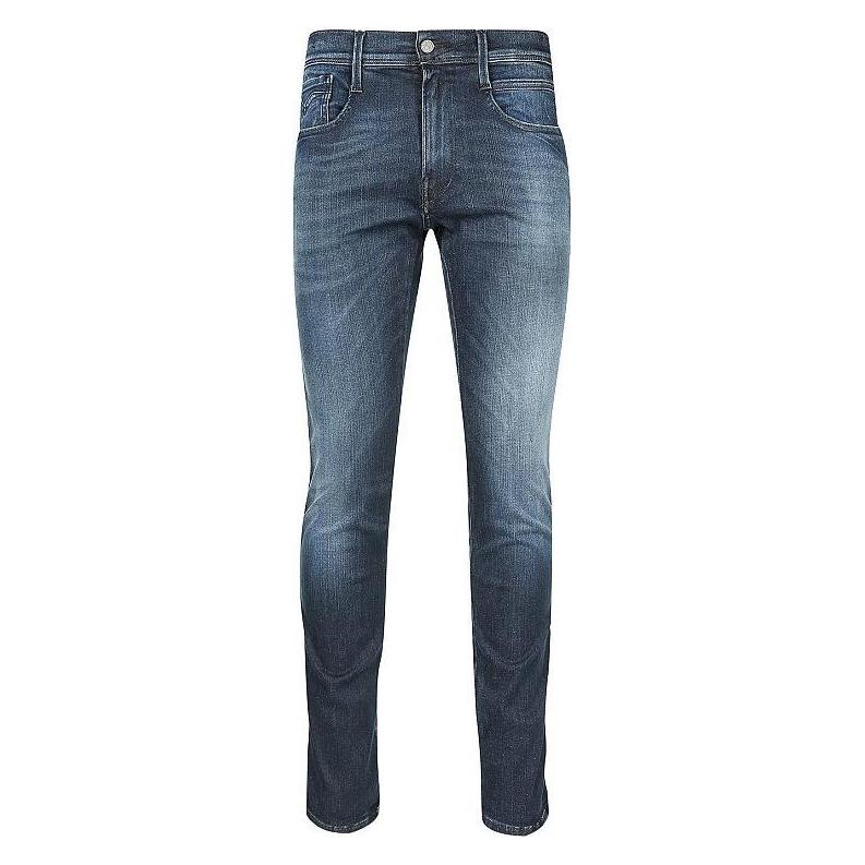 Replay, Herren, Jeans, Jeans Slim Fit "Anbass" Dunkelblau, Blau, (W32/L34)