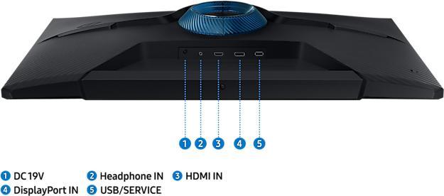Actual product image Samsung Odyssey G3 (1920 x 1080 pixels, 32")