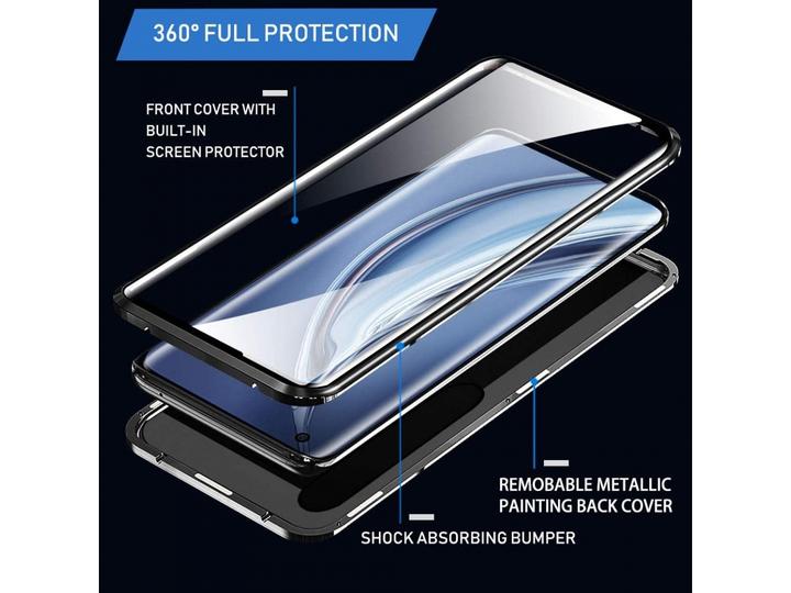 Produktbild G-Case Xiaomi Mi 10 Aluminium Magnetic Glass Case Hülle (Xiaomi Mi 10)