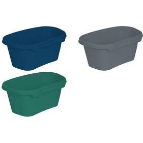 Thumbnail - keeeper, Wäschekorb, Wäschewanne "tilda eco", Breite: 575 mm, grau Farbe: eco-grey, aus 100% Recyclingkunststoff