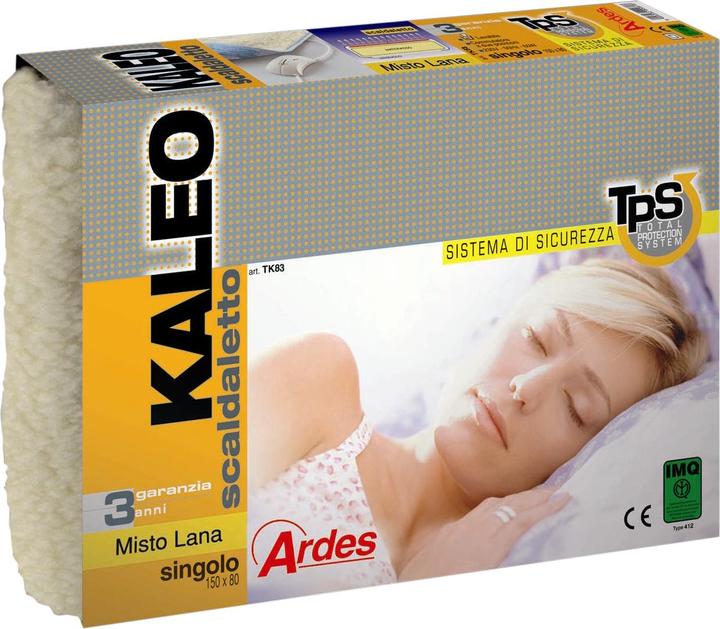 Actual product image Poly Pool ARTK83 electric blanket/pillow 60 W Beige Wool (80 x 150 cm)