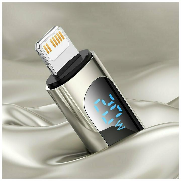 Image du produit Baseus Display Fast Charging Data Cable Type-C to IP 20W 1m Black (1 m, 20 W)