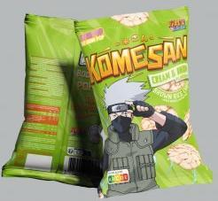 Produktbild LnsTrade NARUTO SHIPPUDEN - Komesan 'Chips De Riz' - Kakashi -60g -Crème Oignon (60 g)