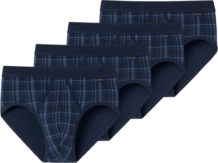 Actual product image Schiesser 4-pack Original Classics fine-rib sports briefs with Eingriff (XXL, pack of 4)