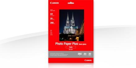 Produktbild Canon SG-201 Plus Semi-Gloss (260 g/m², A4, 20 x)